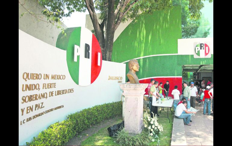 OFICINAS DEL PRI JALISCO. Este partido fue el más afectado con sanciones tras la sesión de ayer del Instituto Electoral del Estado. EL INFORMADOR /