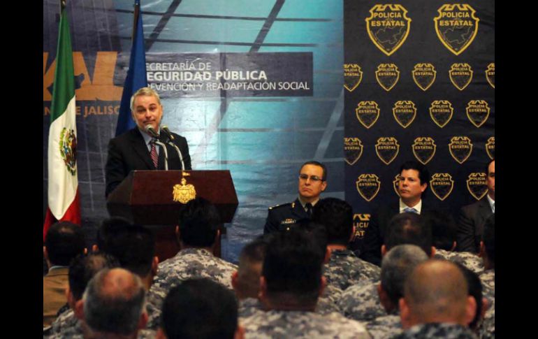 González Márquez durante su última aparición pública como jefe del Ejecutivo. NTX /