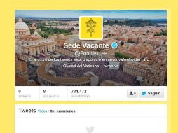 De cualquier forma, es posible recuperar los twits de Benedicto XVI en la liga incluida en el portal. ESPECIAL /