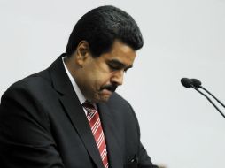 Maduro da un discurso a la Asamblea Nacional en Caracas. AFP /