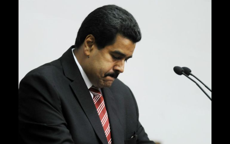 Maduro da un discurso a la Asamblea Nacional en Caracas. AFP /