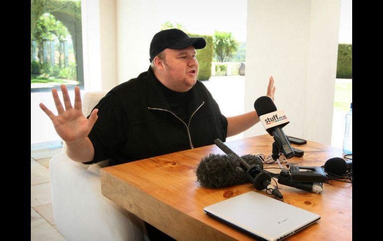 Kim Dotcom es el fundador del difunto portal de descargas ''Megaupload''. AP /