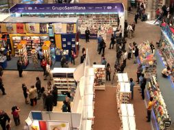 Aspecto de la Feria Internacional del Libro en el Palacio de Minería. ARCHIVO /