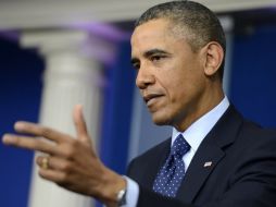 Yo no soy un dictador. Yo soy el presidente, afirma Barack Obama. EFE /