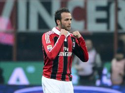 Giampaolo Pazzini fue la figura del partido al anotar dos goles. AFP /