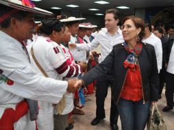 Robles Berlanga asegura que con la Cruzada transformarán la vida de chiapanecos. TOMADA DE @Rosario_Robles_  /