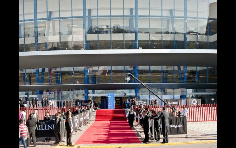 La alfombra roja de la gala de inauguración del Festival Internacional de Cine de Guadalajara. ESPECIAL FICG  /