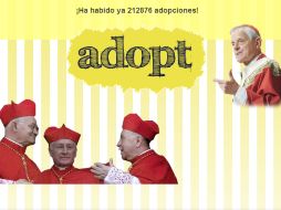 En ''¡Adopta a un cardenal!'' se le asigna al usuario el nombre de un cardenal para orar por él durante el cónclave. ESPECIAL /