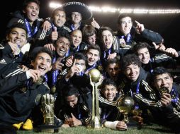 La Selección mexicana Sub-20 se corona invicta en el torneo. EFE /