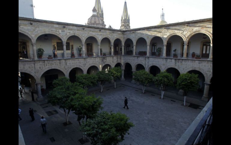 Se pretende que desde mañana quede lista la oficina para que el gobernador trabaje desde Palacio de Gobierno y no en Casa Jalisco.  /