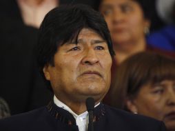 Evo Morales indica que éste es un momento difícil no sólo para Venezuela, sino para el pueblo boliviano. AFP /