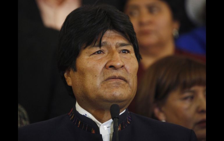 Evo Morales indica que éste es un momento difícil no sólo para Venezuela, sino para el pueblo boliviano. AFP /