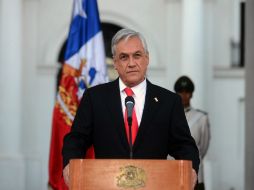 El presidente chileno, Sebastián Piñera, decretó tres días de duelo nacional por la muerte del mandatario venezolano. AFP /