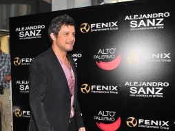 Alejandro Sanz llega a Buenos Aires con su gira musical. EFE /