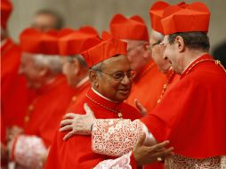 Los cardenales vuelven a reunirse la mañana de este viernes. AP /