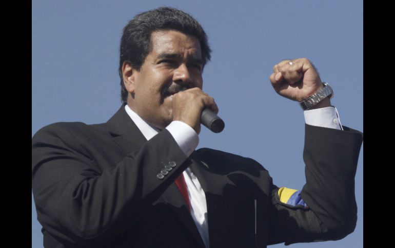 Maduro fue establecido por Chávez como su sucesor en la presidencia mientras se convocan las elecciones. AP /