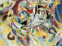 Fragmento del lienzo ''Fuga'' de Wassili Kandinsky. EFE /