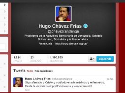 Con cuatro millones 190 mil 850 seguidores, la cuenta @chavezcandanga queda acéfala. ESPECIAL /