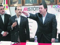 Nuevo dirigente. Enrique Palafox rindió protesta como nuevo delegado especial en funciones de presidente del PRI Jalisco. EL INFORMADOR /