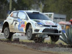 El Polo de Sebastian Ogier sigue enfilado a conquistar el Rally México. AFP /