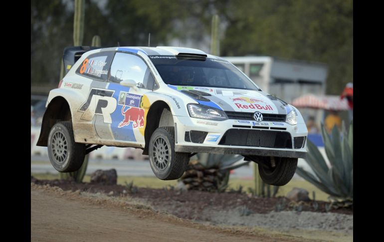 El Polo de Sebastian Ogier sigue enfilado a conquistar el Rally México. AFP /