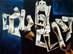 En 1999 muere el pintor ecuatoriano Oswaldo Guayasamín (Foto: ''El Grito''). ARCHIVO /