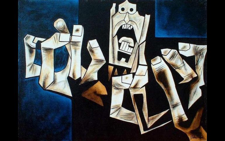 En 1999 muere el pintor ecuatoriano Oswaldo Guayasamín (Foto: ''El Grito''). ARCHIVO /