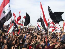 Los suníes protestan contra la marginación que dicen que sufren por parte del Gobierno de el chií Nuri al Maliki. EFE /