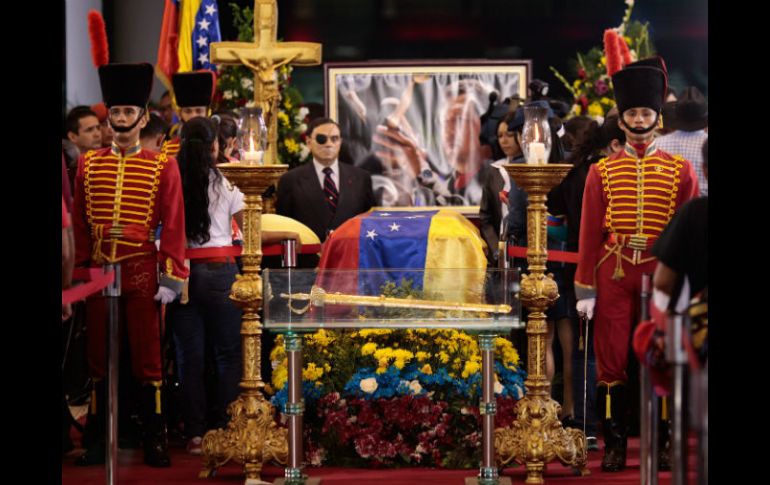 A sólo dos días de culminar el Funeral de Estado el ex mandatario venezolano se vuelve leyenda. AFP /