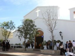Aspecto de la misa realizada en honor a Gallegos Álvarez. XINHUA /