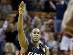 Mario Chalmers fue el líder del equipo de Miami con 26 puntos y siete rebotes. AP /