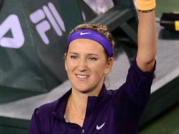 Azarenka venció a su oponente en una hora y 46 minutos ARCHIVO /