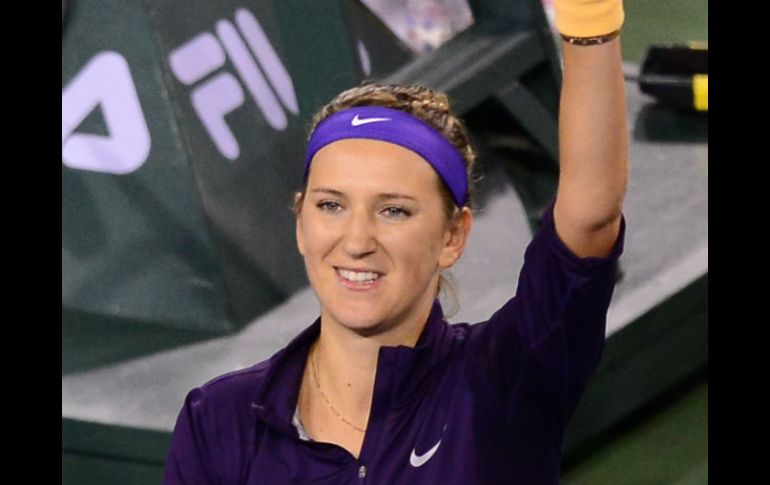 Azarenka venció a su oponente en una hora y 46 minutos ARCHIVO /