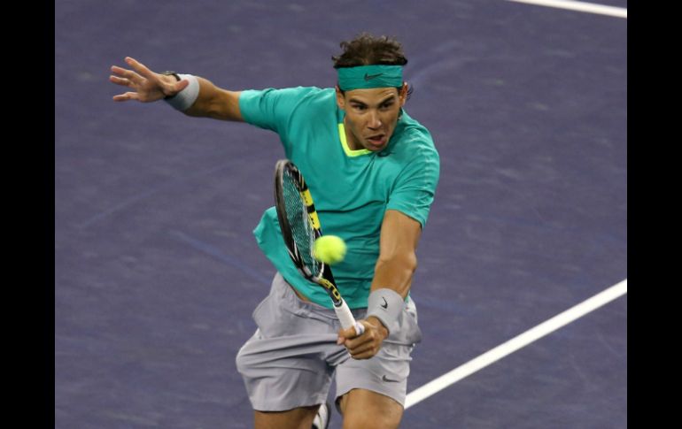 Nadal atraviesa un gran momento después de siete meses inactivo, ya ganó en México y Sao Paulo. AFP /