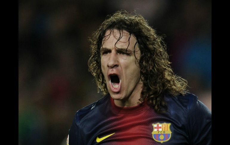 La ausencia de Carles Puyol es lo más destacado antes del inicio del encuentro. EFE /