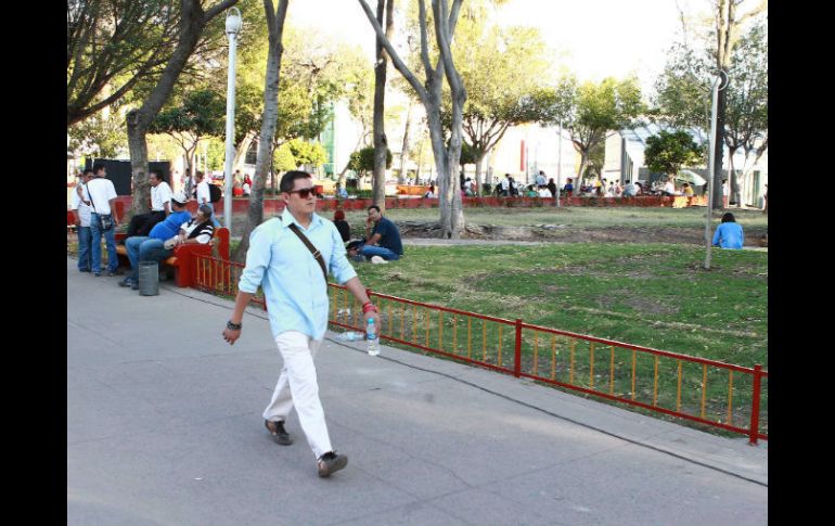 El Parque Rojo se encuentra en el perímetro uno de Guadalajara, en la Zona Centro, considerada la más insegura de la ciudad. ARCHIVO /