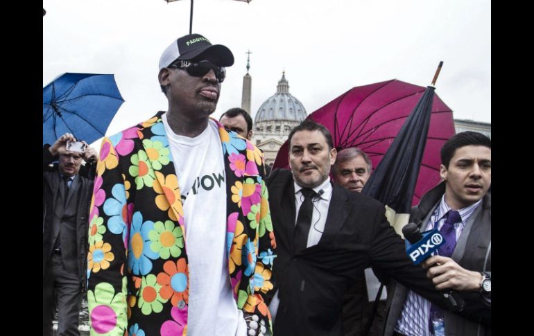 Rodman afirma querer conocer a Turkson para promover la paz mundial. EFE /