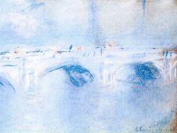 ''El Puente Waterloo de Londres'', de Claude Monet es una de las obras robadas en peligro de perderse para siempre. ARCHIVO /