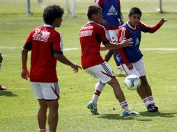 Imagenes del entrenamiento del Guadalajara.  /