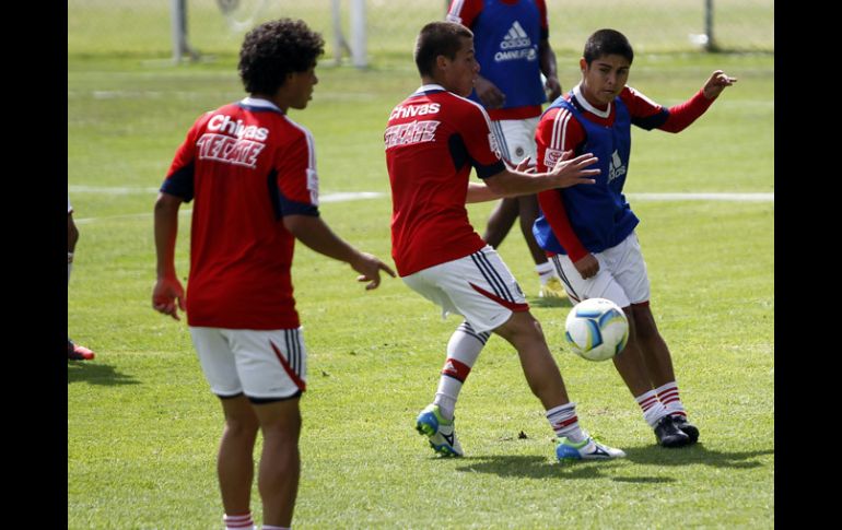 Imagenes del entrenamiento del Guadalajara.  /