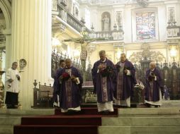 En la Catedral Metropolitana se celebró una misa para agradecer el nombramiento del nuevo Papa Francisco.  /