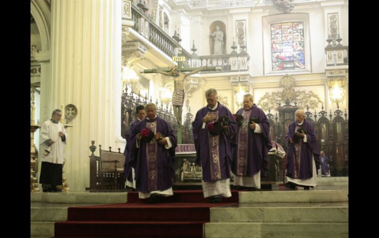 En la Catedral Metropolitana se celebró una misa para agradecer el nombramiento del nuevo Papa Francisco.  /