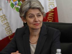 Irina Bokova sostiene que México es un buen ejemplo de una visión donde la educación juega un papel importante. NTX /