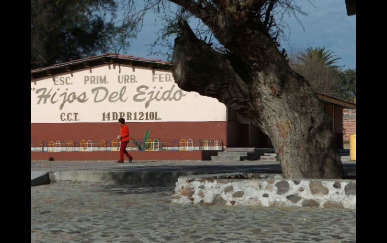 La escuela primaria Gómez Farías de la delegación Tlacuitapa, en el municipio de Unión de San Antonio.  /