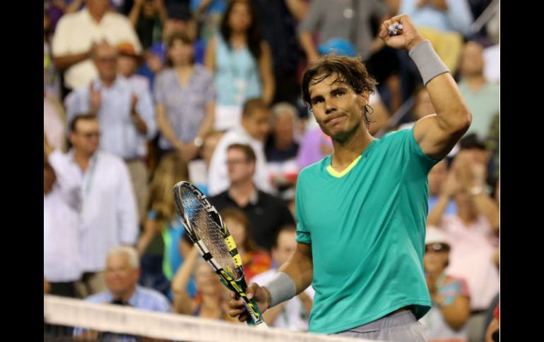 Nadal comienza a recuperar su nivel luego de la lesión que lo aquejó. AFP /