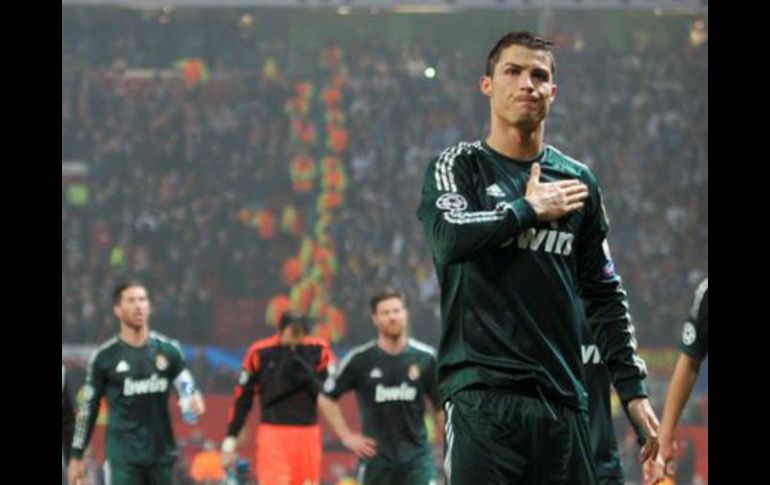 CR-7 ha marcado ocho goles en la Champions esta temporada. ESPECIAL /