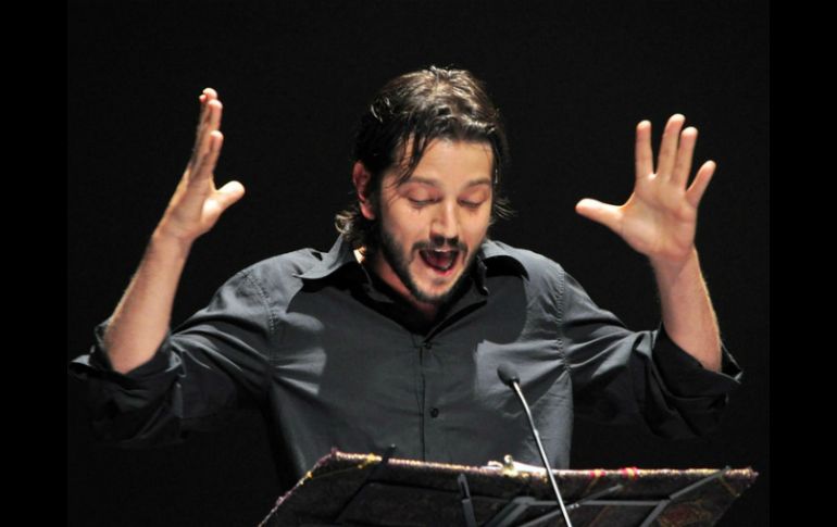 La plática de Diego Luna se transmitió a todos los campus del Tec de Monterrey. ARCHIVO /