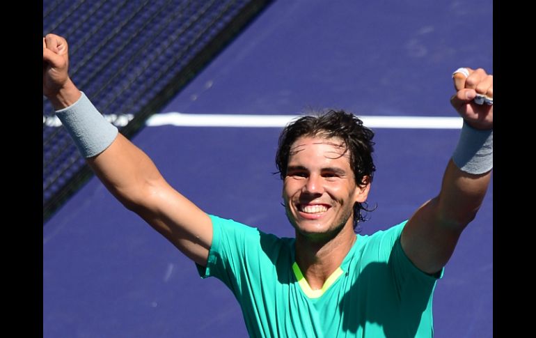 Nadal supera al checo por 6-4 y 7-5 con un gran desempeño durante el partido, consiguiendo su pase a la final. AP /