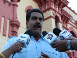 El también candidato presidencial sostiene que la oligarquía venezolana, ''ahora tienen un objetivo y es destruirnos a nosotros''. EFE /