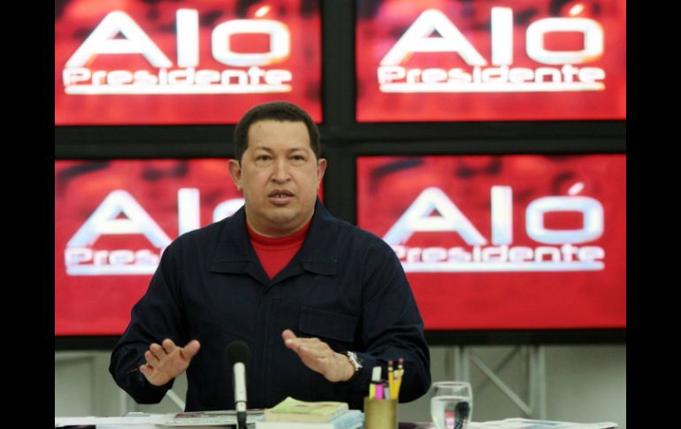 El fallecido presidente Hugo Chávez condujo ''Aló, Presidente'' durante 13 años. ARCHIVO /